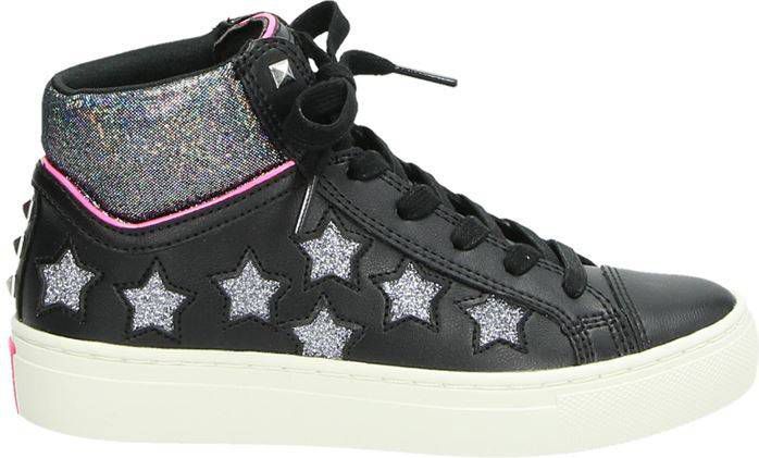 Skechers Sidestreet hoge sneakers zwart - Vindjeschoen.nl