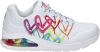 Skechers Street Uno 2 sneakers met hartjesprint wit/multi online kopen