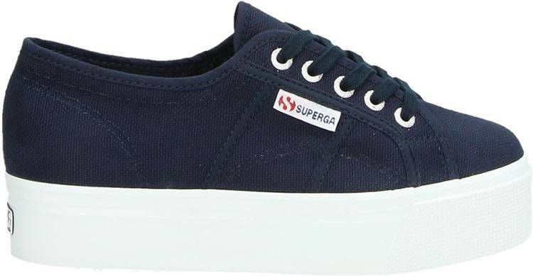 superga zwart platform