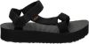 Teva K Midform Universal plateau sandalen zwart online kopen
