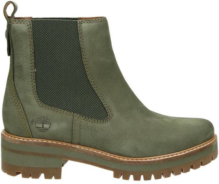 Timberland Courmayeur Vall chelseaboots groen - Vindjeschoen.nl