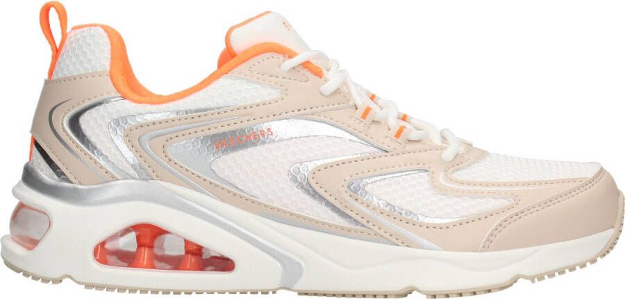 Skechers Tres Air Terti Airysneaker Sneaker Dames Wit/Beige/Oranje