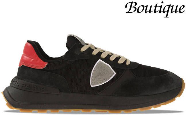 Philippe Model Antibes sneaker met kalfsleren en su&#xE8, de details