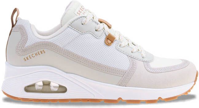 Skechers Uno Layover Sneaker Dames Beige