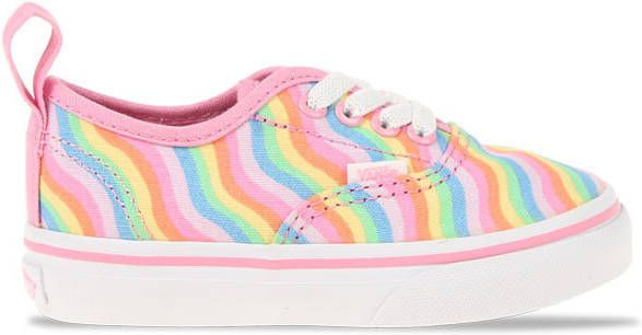 Vans Sneakers TD Authentic Elastic Lace Wavy Rainbow Roze