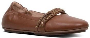 FitFlop Ballerina's ALLEGRO ROCKSTUD STRAPPY COGNAC es