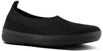 FitFlop Ballerina's ÜBERKNIT TM SLIP ON BALLERINA ALL BLACK CO