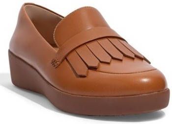 FitFlop Mocassins SUPERSKATE FRINGE LOAFERS LIGHT TAN