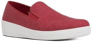 FitFlop Mocassins SUPERSKATE TM CANVAS CLASSIC RED