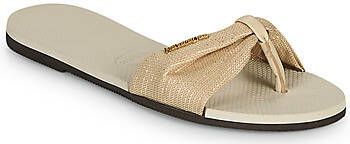Havaianas You Saint Tropez slipper met lurex