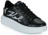 Karl Lagerfeld Kapri Whipstitch Lo Lace Sneakers , Zwart, Dames online kopen