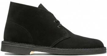 Clarks Heren Veterboots Desert Boot Men , Zwart, Heren - Vindjeschoen.nl