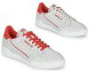 Adidas Originals Continental 80 leren sneakers lichtgrijs/rood online kopen