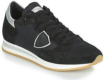Philippe Model Dames Sneakers Zwart pony combi runner | Van den Assem
