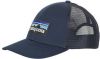 Patagonia P-6 Logo LoPro Trucker Pet Marineblauw online kopen