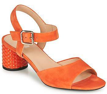 Geox Ortensia Mid Sanda Sandals , Oranje, Dames