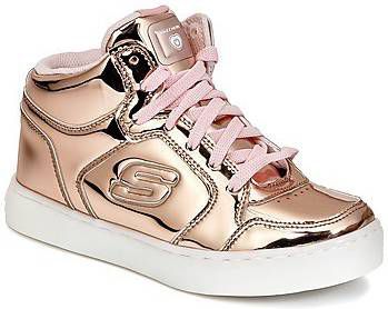 Roze Metallic Hoge Sneakers met Lichtjes Skechers