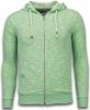 Sweater Enos Casual Vest Melange Zen Fleece - online kopen