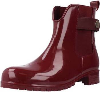 Tommy Hilfiger Enkellaarzen ANKLE RAINBOOT WITH META