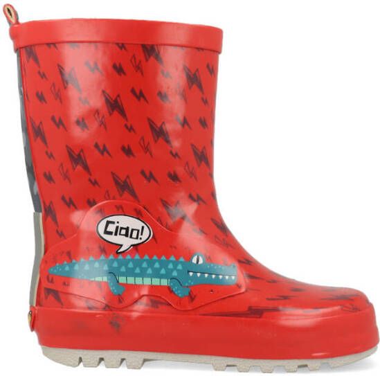Go Banana's Go Banana&apos, s Regenlaarzen GB ALLIGATOR RB Rood 21
