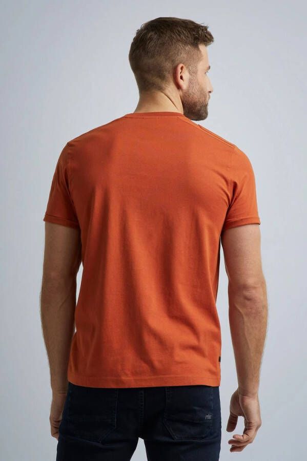 PME Legend Rode T shirt Short Sleeve R neck Play Single Jersey