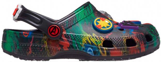 Crocs Clog Avengers voorschools Schoenen Black Plastic