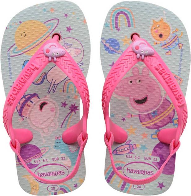 Havaianas Slippers Flipflops Baby Peppa Pig Roze