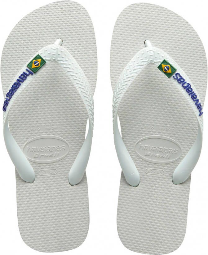 Havaianas Slippers Brasil Logo 4110850.0001.M19 Wit-43/44 maat 43/44 -  Vindjeschoen.nl