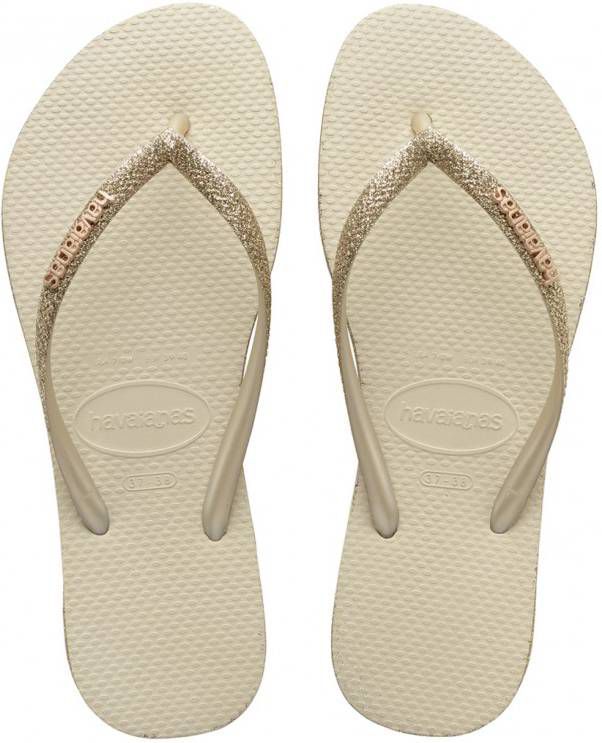 Havaianas Slim Sparkle slipper met glitter details