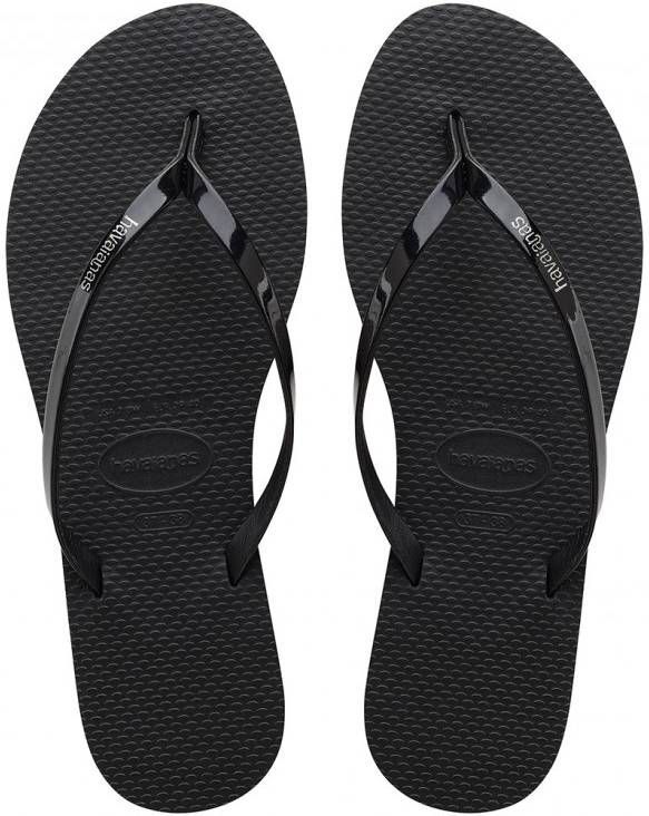 Havaianas Slippers Flipflops You Metallic Zwart