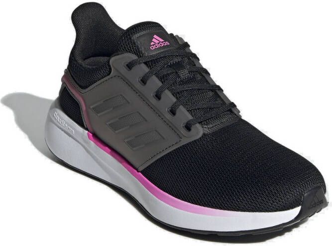 Adidas Performance EQ 19 hardloopschoenen zwart/grijs/roze