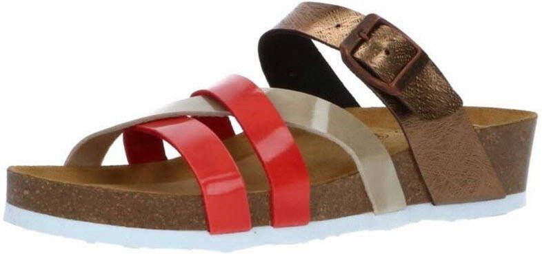 Ara Slippers met lakriempjes