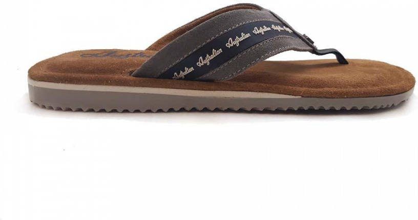 Australian Azurro Slippers Footwear, Grijs, Heren