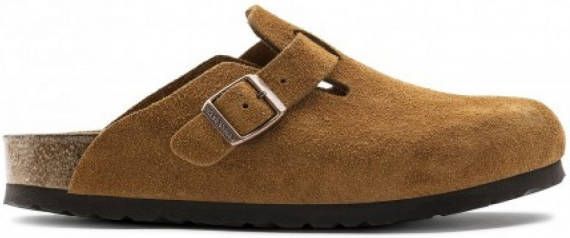 Birkenstock Boston Soft Footbed , Bruin, Dames
