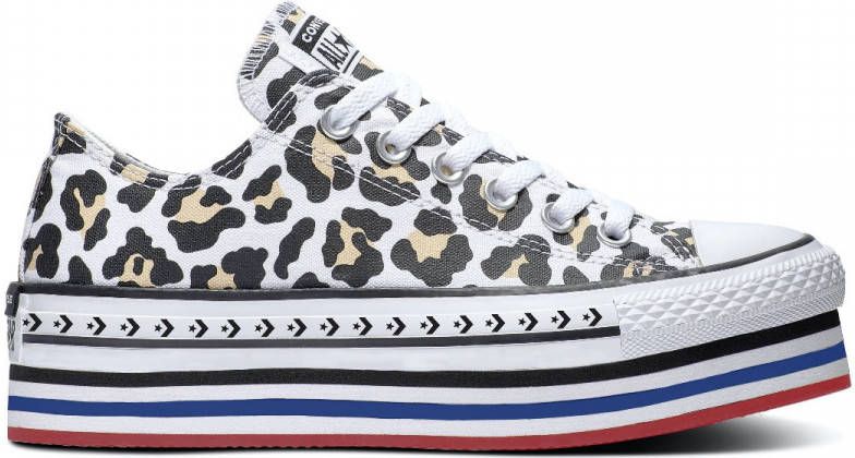 Converse All Stars Chuck Taylor Platform 566764C Wit/Bruin 37.5