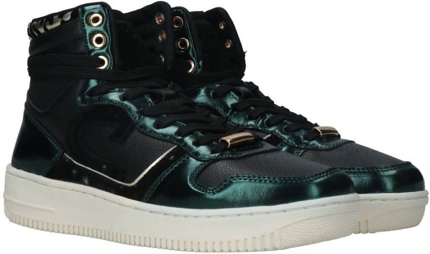 Cruyff Campo High Lux Veterboot Dames Zwart/Groen