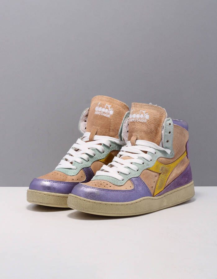 Diadora Heritage Mi basket metallic