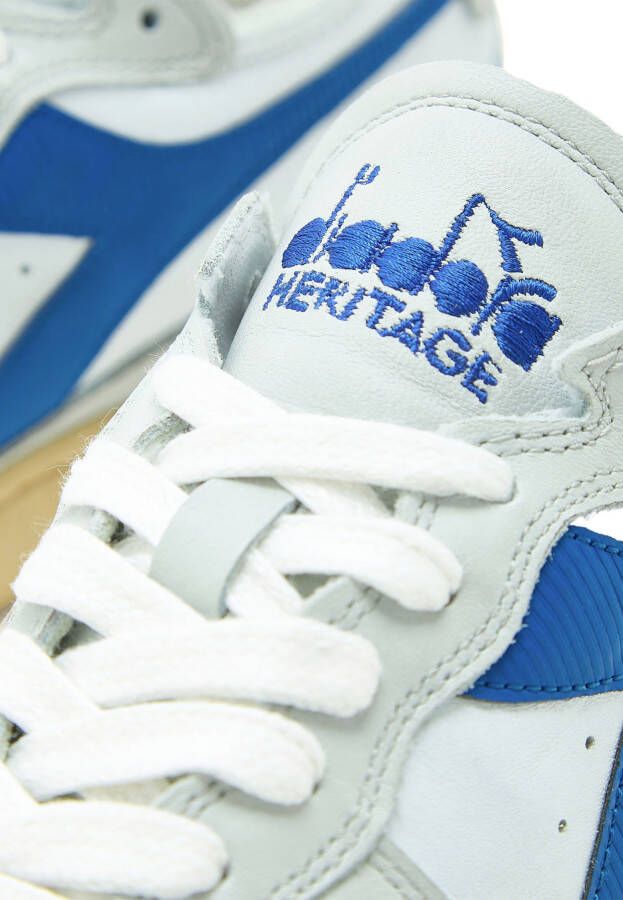 Diadora Basket rijgesneden sneakers , Blauw, Heren