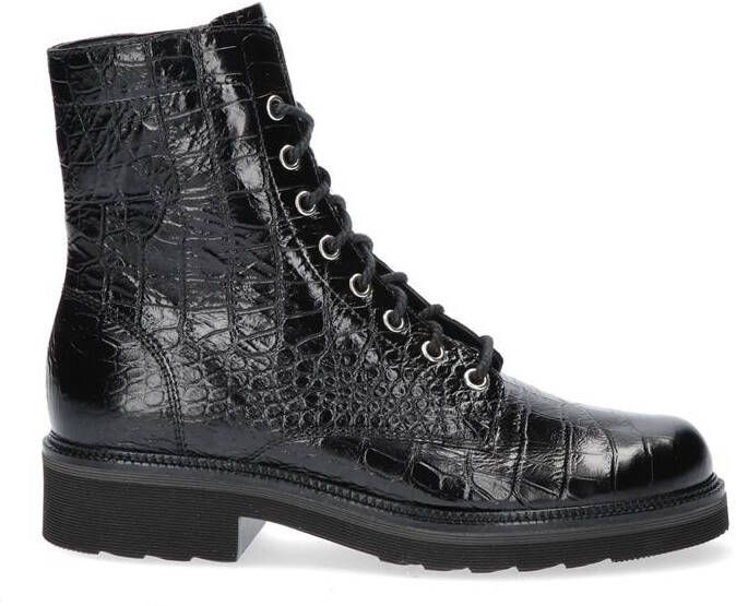 Durea 9727 805H Zwart H Wijdte Veter boots