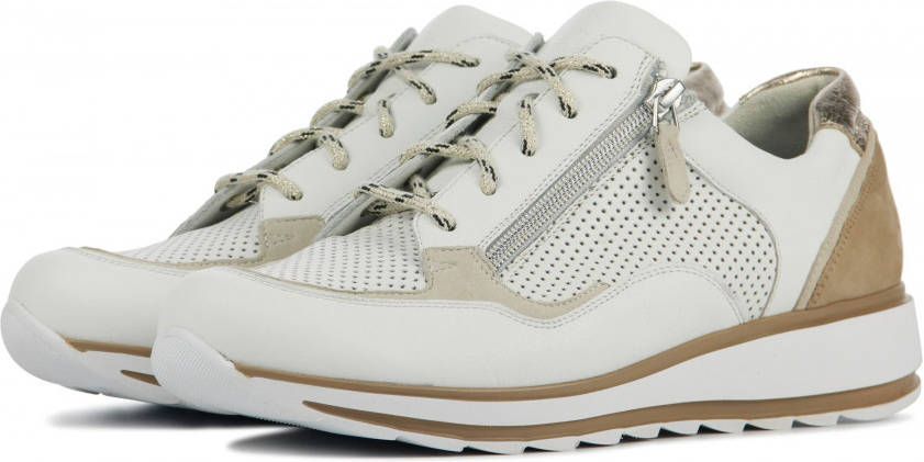Durea Dames leren dames sneakers 6262 688