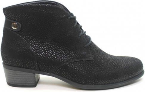 Durea Enkellaarsjes Zwart Dames