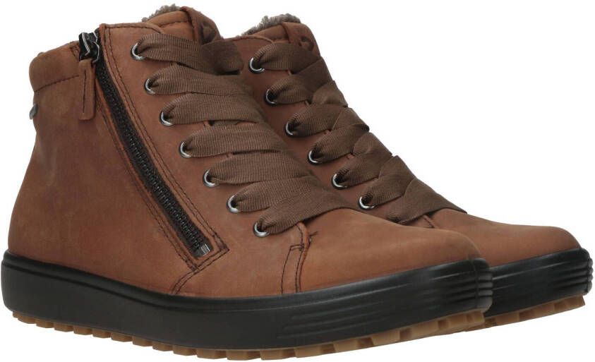 Ecco Soft 7 Tred Veterboot Dames Bruin/Cognac