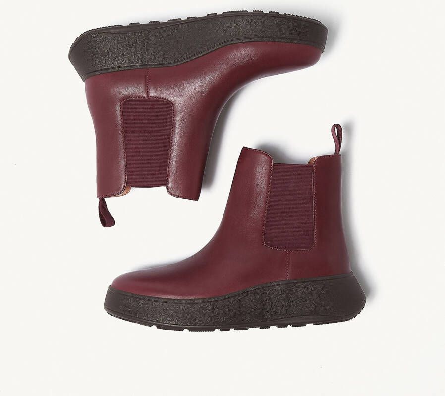 FitFlop F mode leather flatform chelsea boots