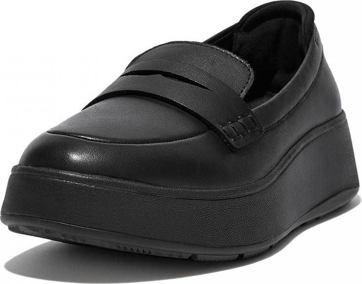 FitFlop F mode leather flatform penny loafers