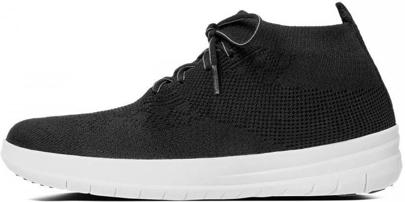FitFlop F Sporty Uberknit sneakers zwart Textiel