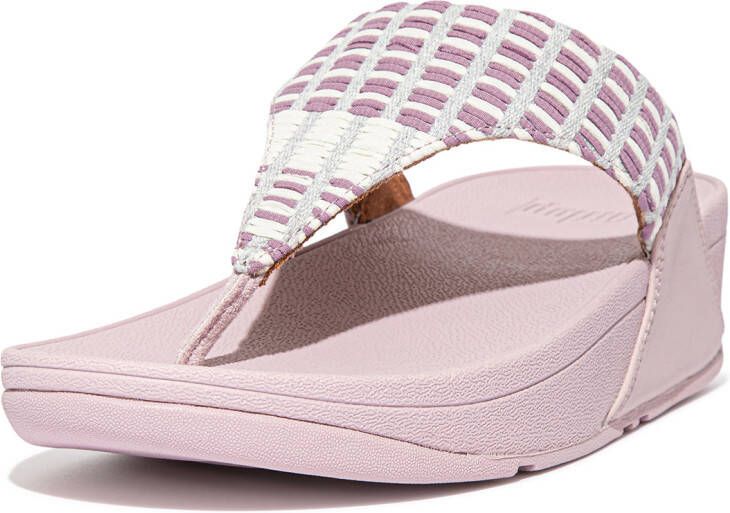 FitFlop Lulu art denim toepost