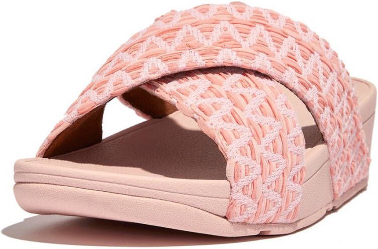 FitFlop Lulu geo webbing cross slides