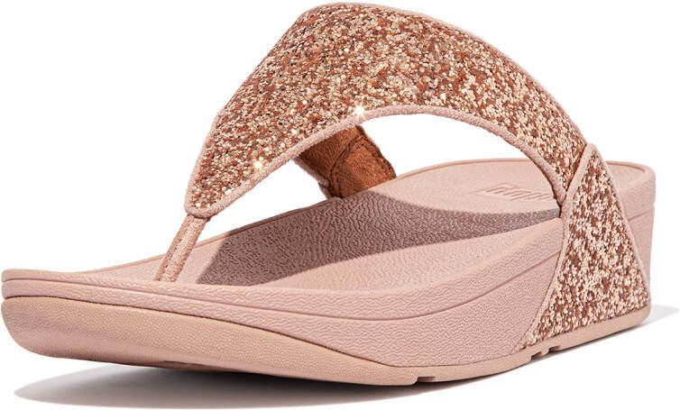 FitFlop Fit Flop Lulu Toe Roze Teenslipper , Roze, Dames