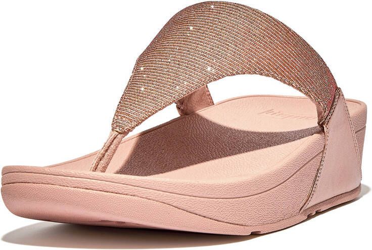 FitFlop Lulu shimmerlux toe post sandals