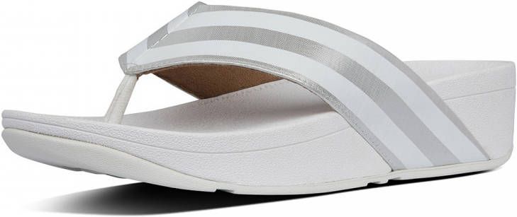 FitFlop Millie metallic stripe toe thongs polyester
